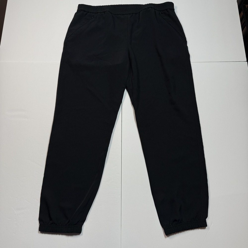 Trina Turk Pants Womens 8 Black Jogger Elastic Waist Triacetate Made in USA